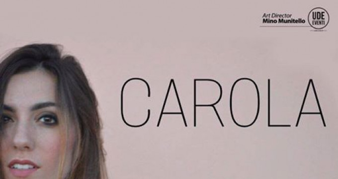 Carola live e la sua band Domenica 5 Novembre al Jack'n Jill