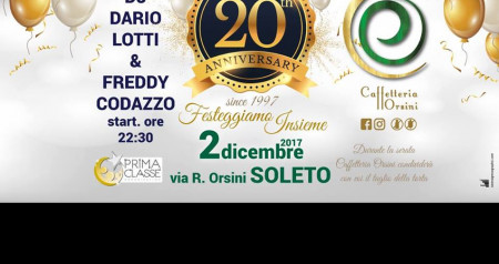 20° Anniversario con Dario Lotti Dj
