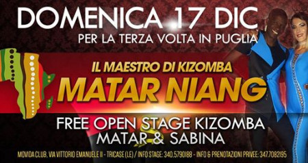 Movida Dom 17 Dic Free Stage Kizomba con Matar & Sabina