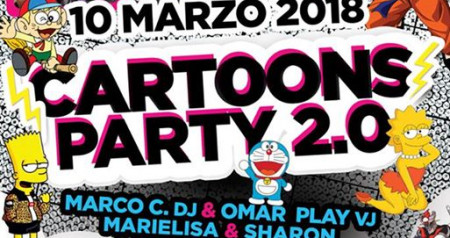 Cartoons Party 2.0, la Cena Spettacolo del Sabato al Jack'n Jill