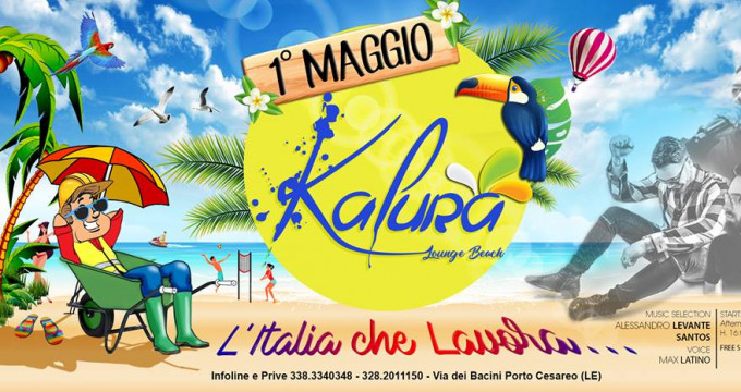 kalura Beach #lItaliaCheLavora Guest Animation Max Latino
