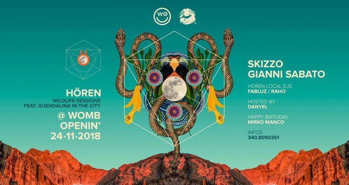 24-11-2018 HÖREN Wildlife Session at WOMB (Lecce)