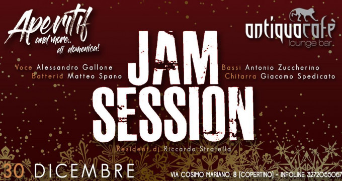 L’aperitivo JAM di Domenica
