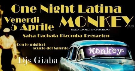 One Night Latina Monkey Pub