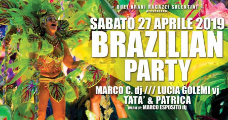BRAZILIAN PARTY Sabato 27 Aprile al JACK