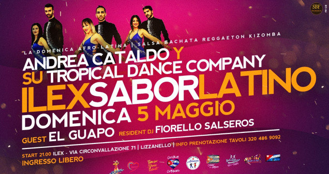 SABOR LATINO GUEST "Andrea Cataldo y su Tropical Dance Company"