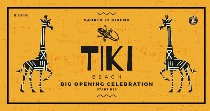 Tiki Beach Opening w/t Bar Italia