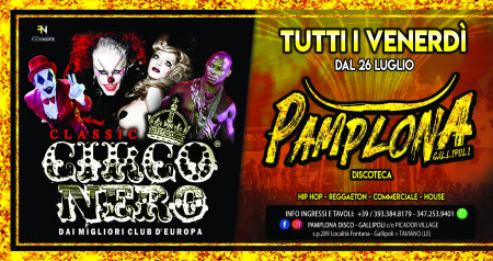 Pamplona Disco Picador #Gallipoli - tutti i Venerdì *Circo Nero*