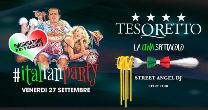 ITALIAN PARTY  - TESORETTO 27 SETTEMBRE