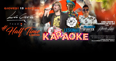 HALF TIME / THE LESIONATI karaoke + ALESSANDRO LEVANTE