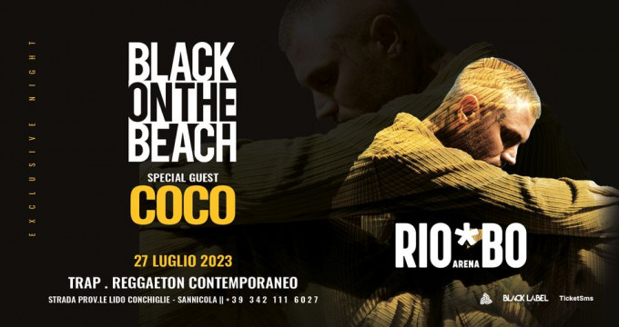BLACK ON THE BEACH