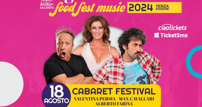 Cabaret Festival Valentina Persia, Max Cavallari, Alberto Farina